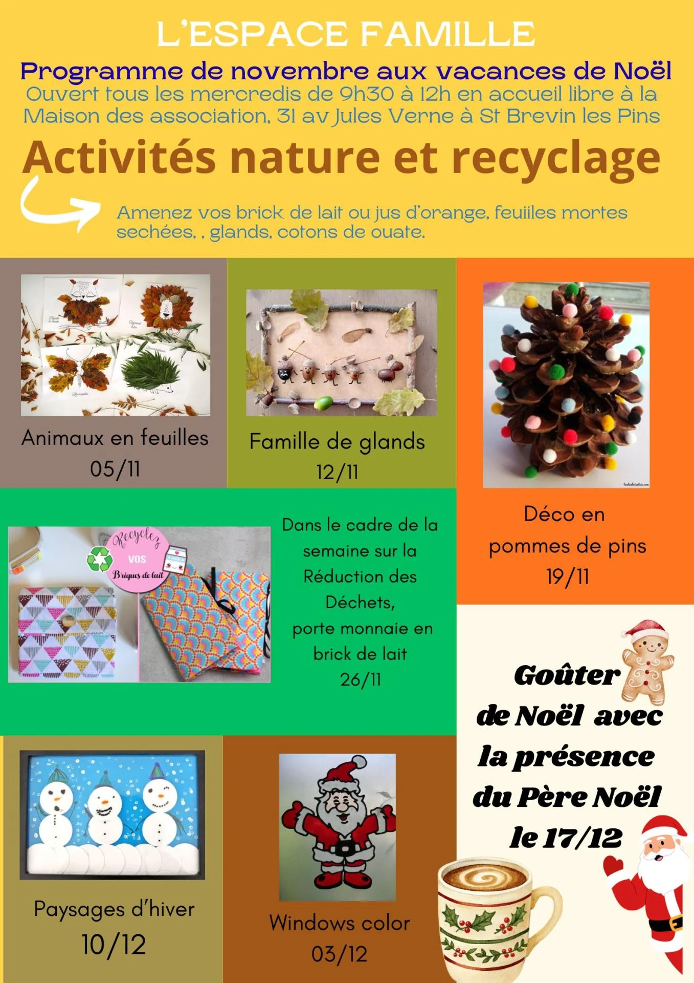 Activites nov dec 2025