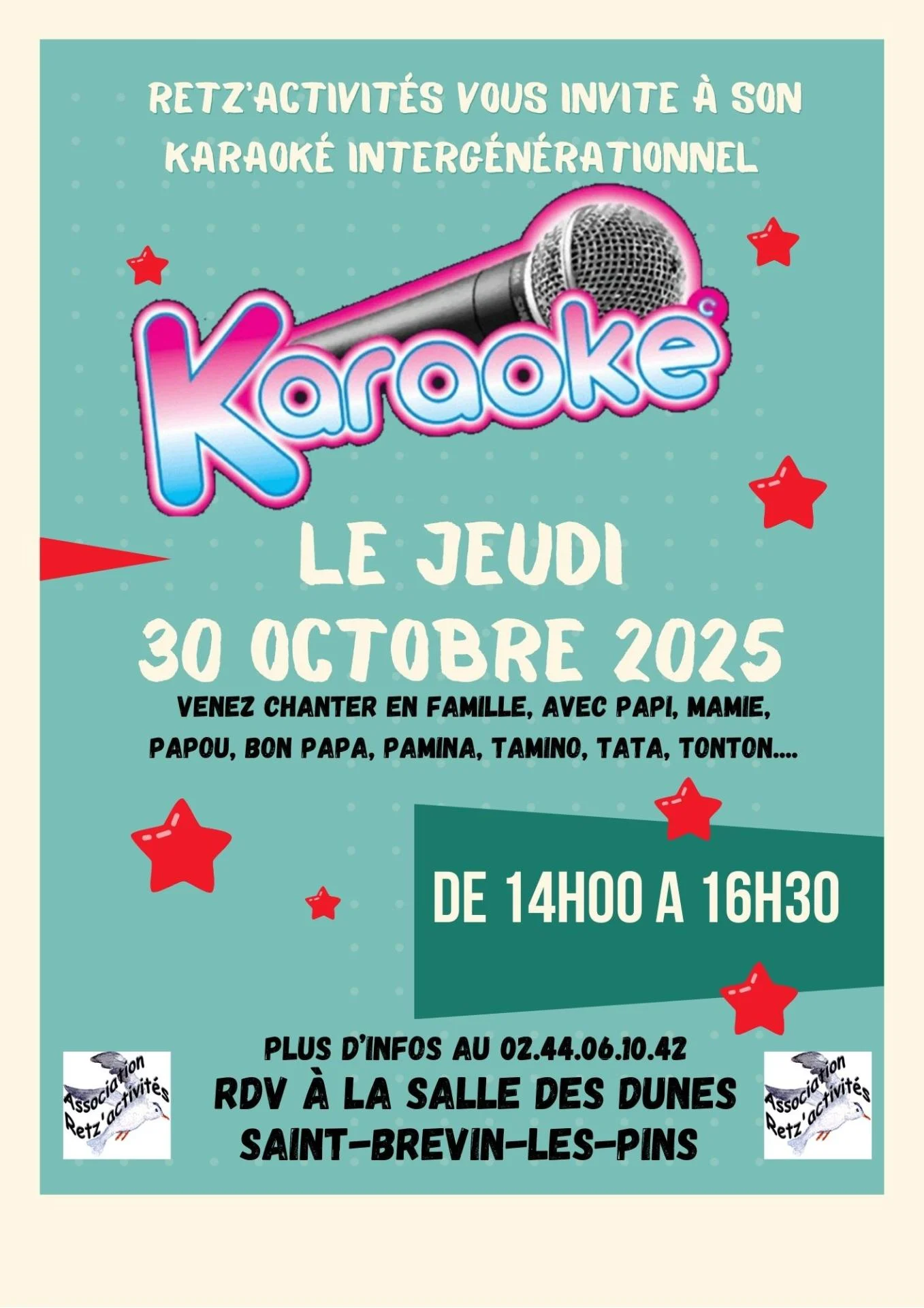 Karaoke intergenerationnel oct 2025